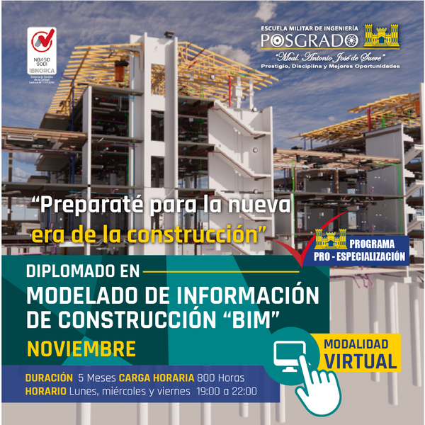 Diplomado en Building Information Modeling BIM (DBIM-1)