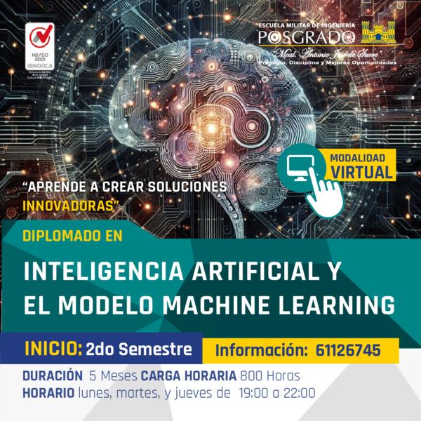 Diplomado en Inteligencia Artificial y el Modelo Machine Learning (DIAML-1)